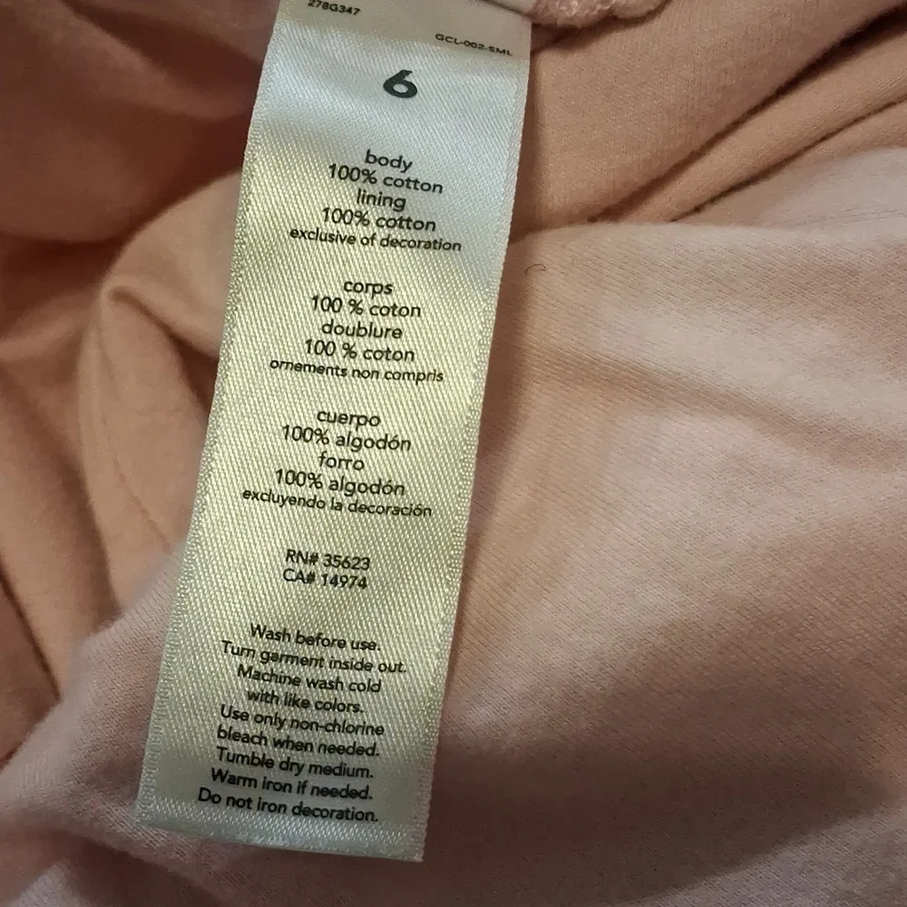 Carter's | Light Pink Jogger Pants Size 6 - Picture 6 of 6